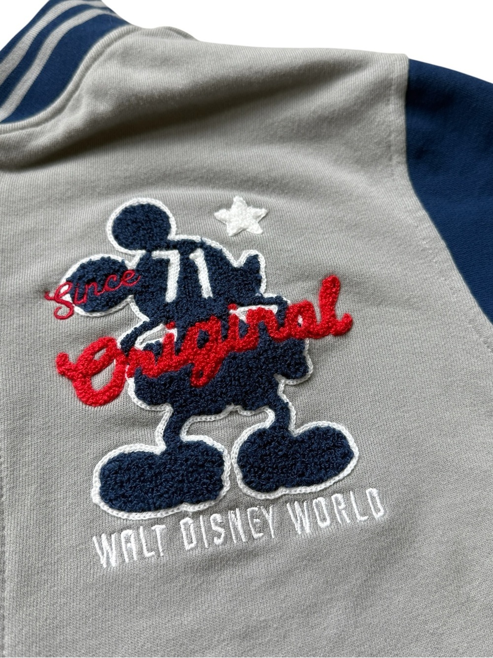 Disney Parks Mickey Mouse Varsity Jacket Walt Disney World 1971 Snap Jacket S - Picture 6 of 11
